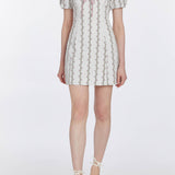 Esther Floral Striped Mini Dress