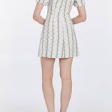 Esther Floral Striped Mini Dress