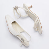 Mini Annie Sandal Ivory Leather