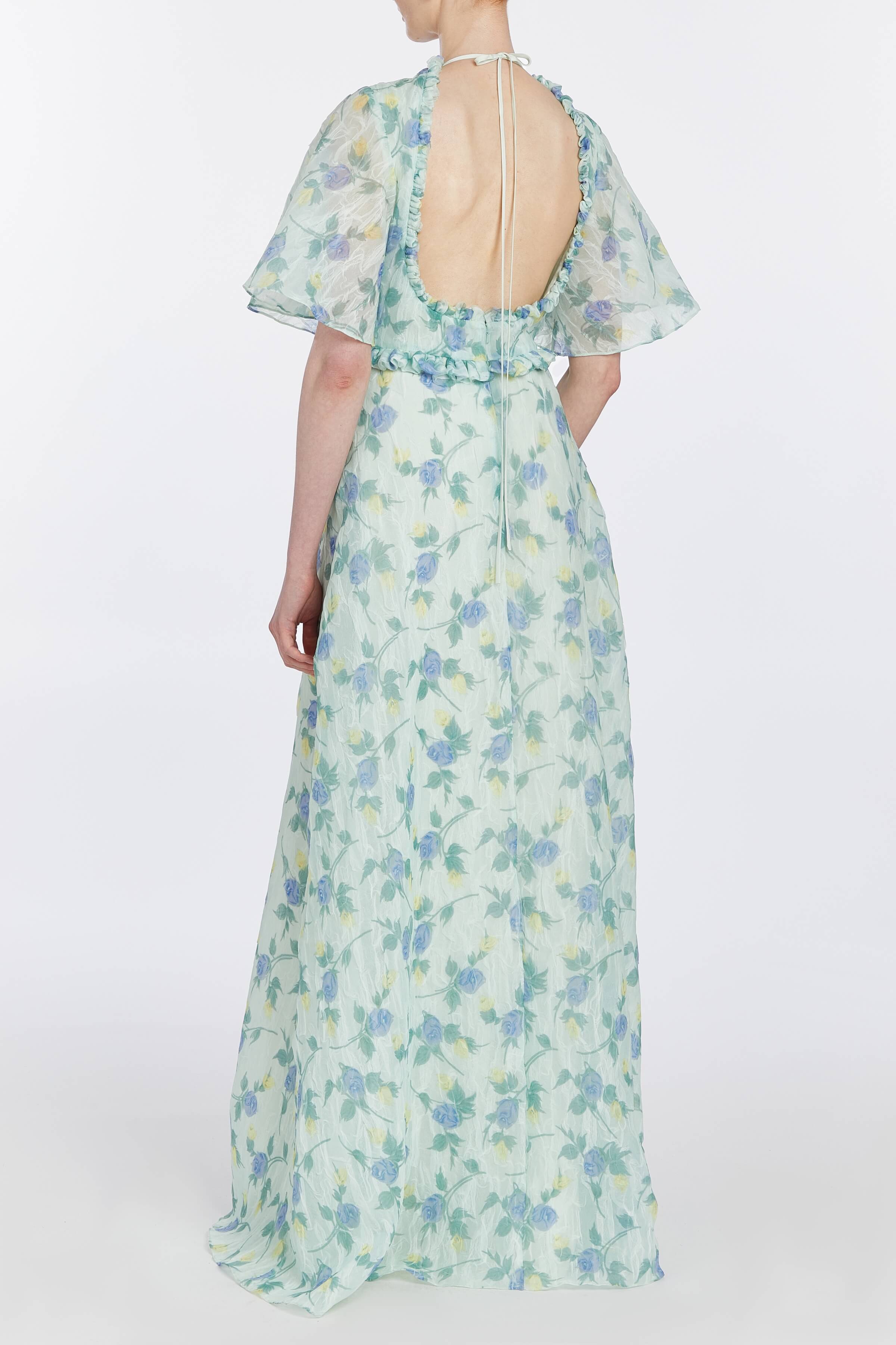 Heather Floral Organza Gown