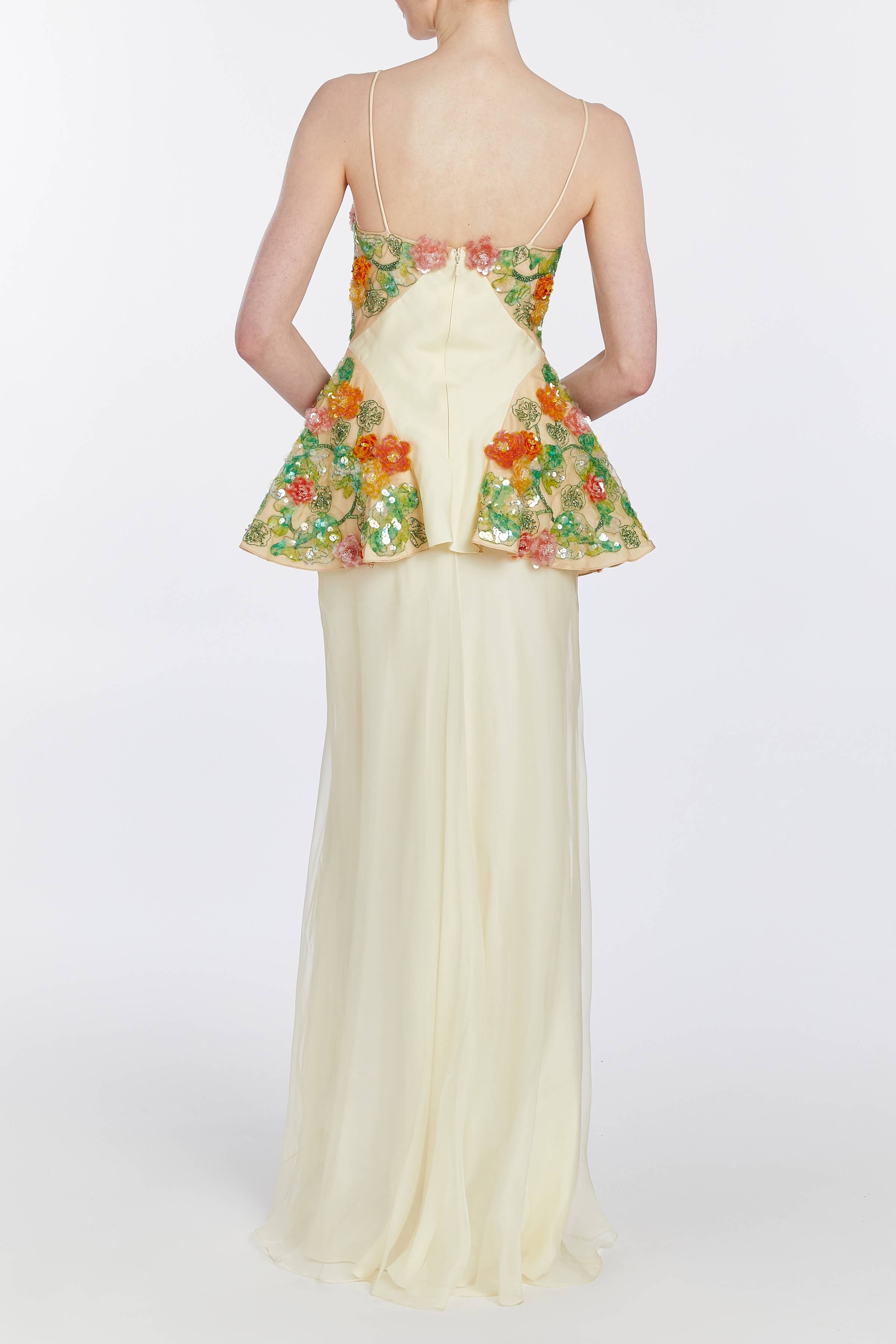 Isabeau Floral Organza Gown