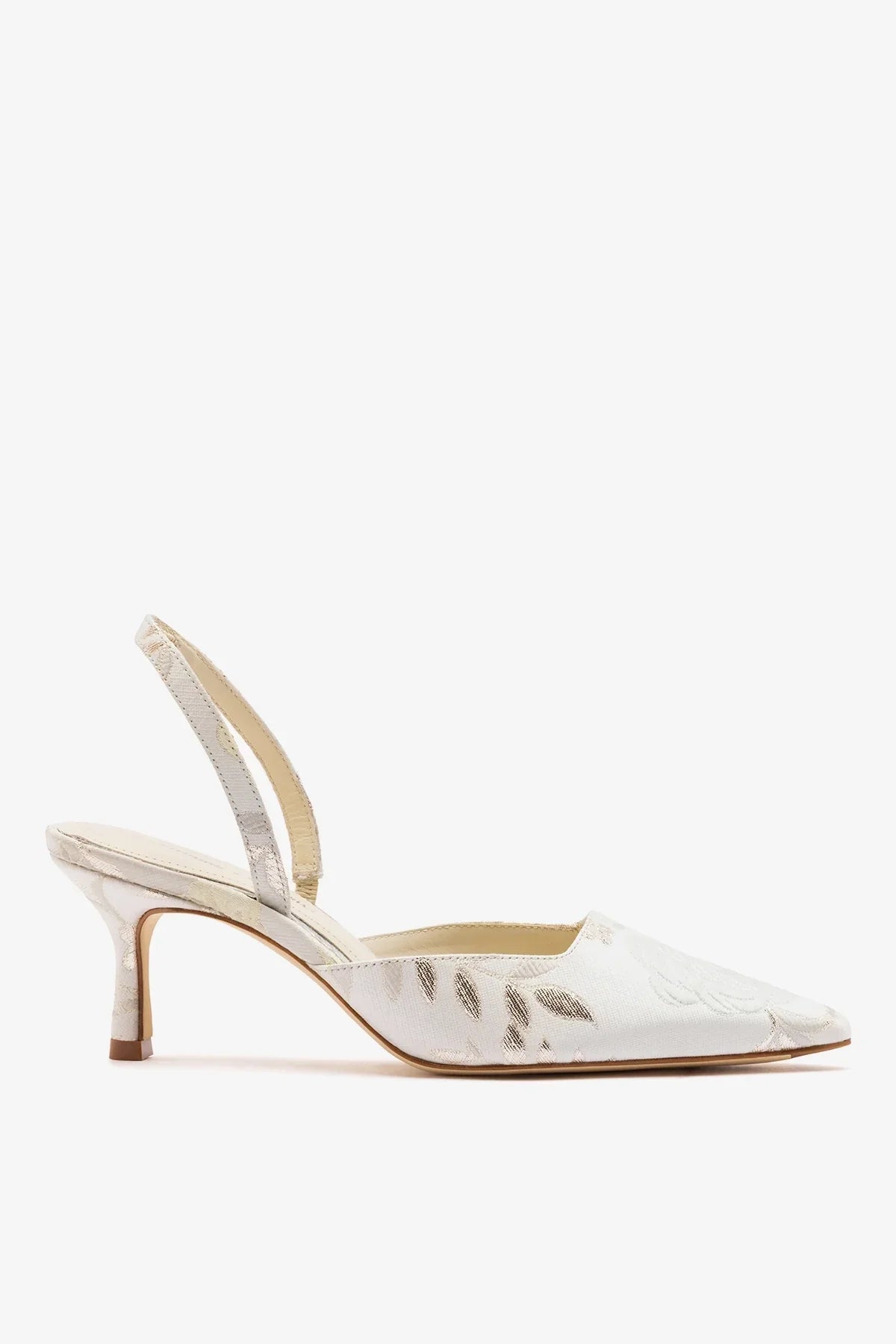 Pump Ivory Brocade