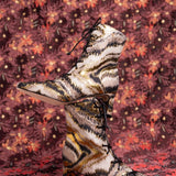 Larroudé x Markarian Alexis Boot In Floral Embroidery Gold Fabric