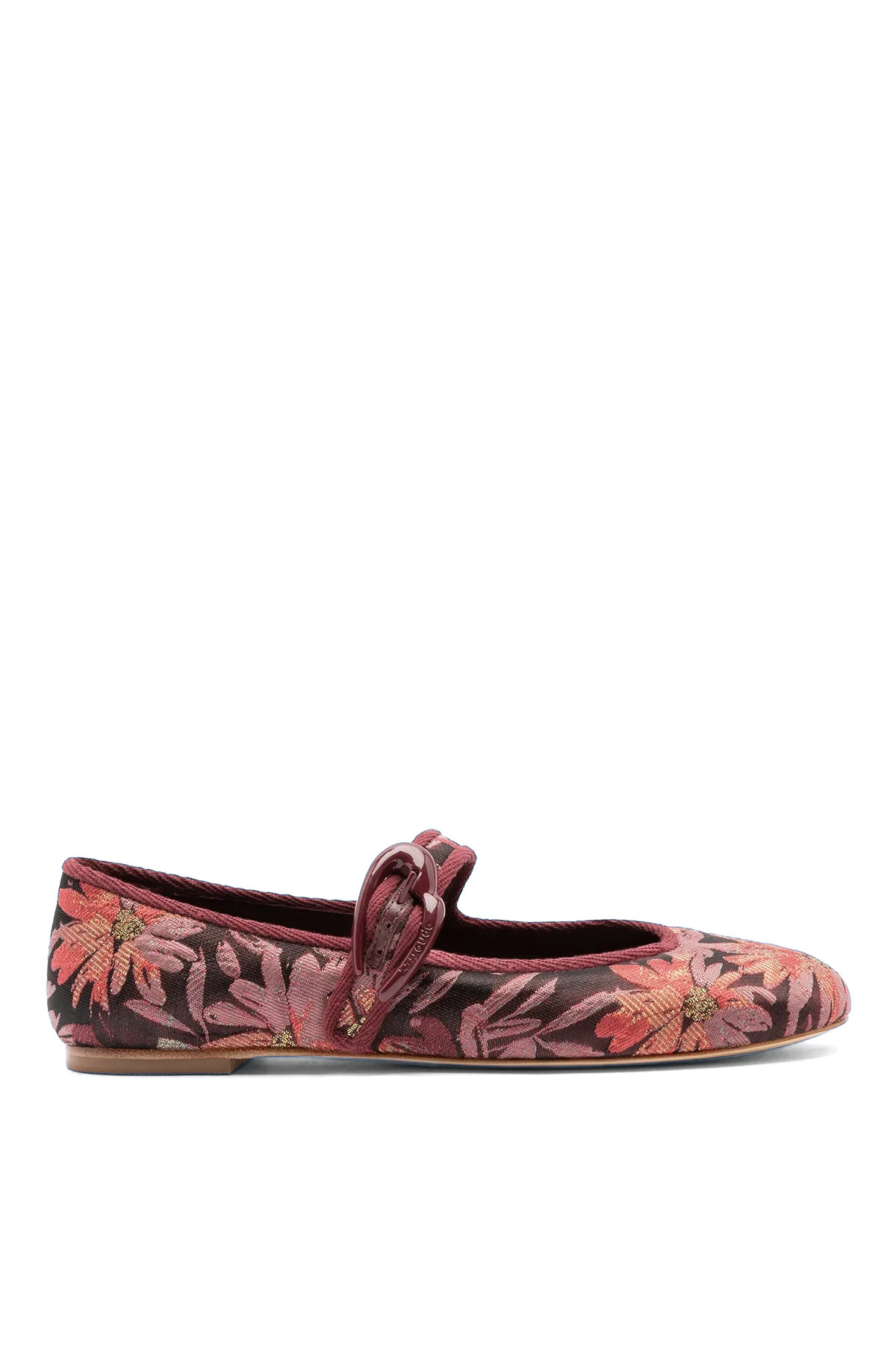 Larroudé Markarian Verona Ballet Flat Floral Brocade