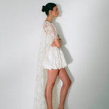 D'Orsay Pump White Lace