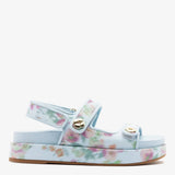 Jetty Sandal Apple Blue Floral Ikat