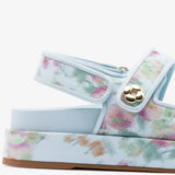 Jetty Sandal Apple Blue Floral Ikat