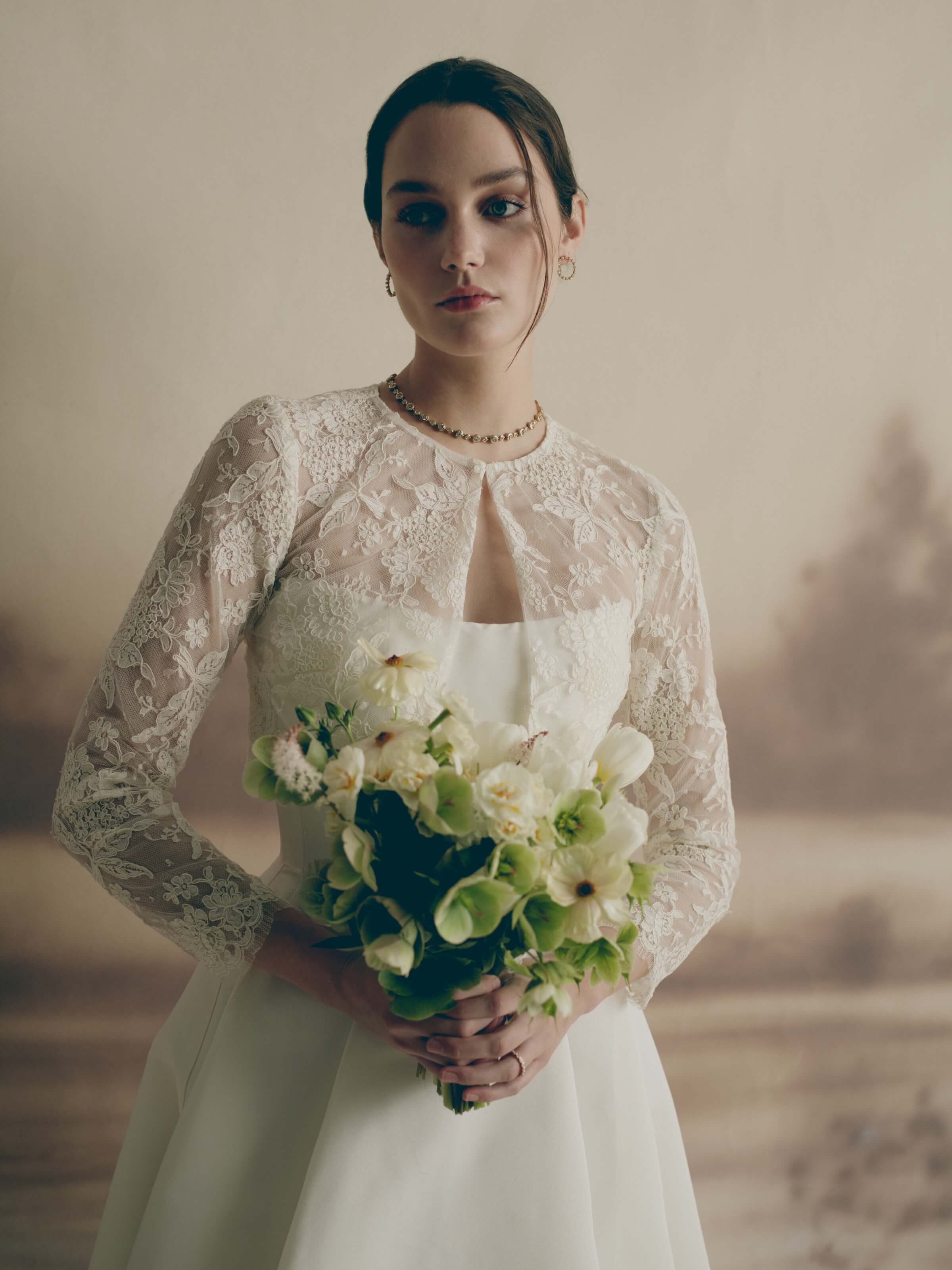Begonia Lace Cropped Jacket