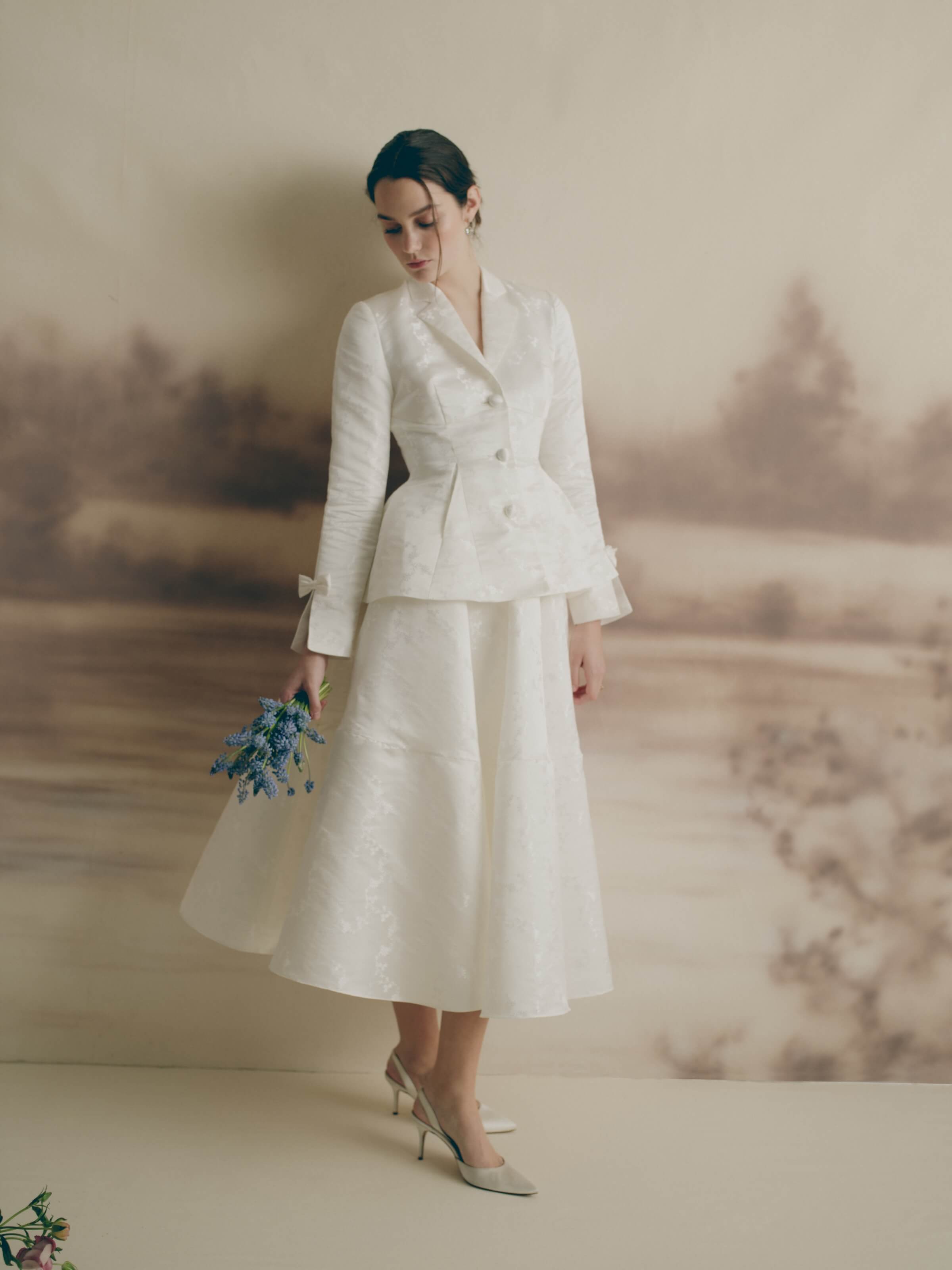 Alba Floral Jacquard Jacket