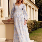 Millie Floral Embroidered Gown