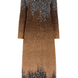 Allegra Speckled Brown Ombre Coat