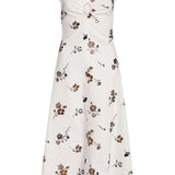 Coquette Sequined Cotton Midi Dress