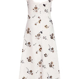 Coquette Sequined Cotton Midi Dress