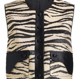 Xena Zebra-Striped Top