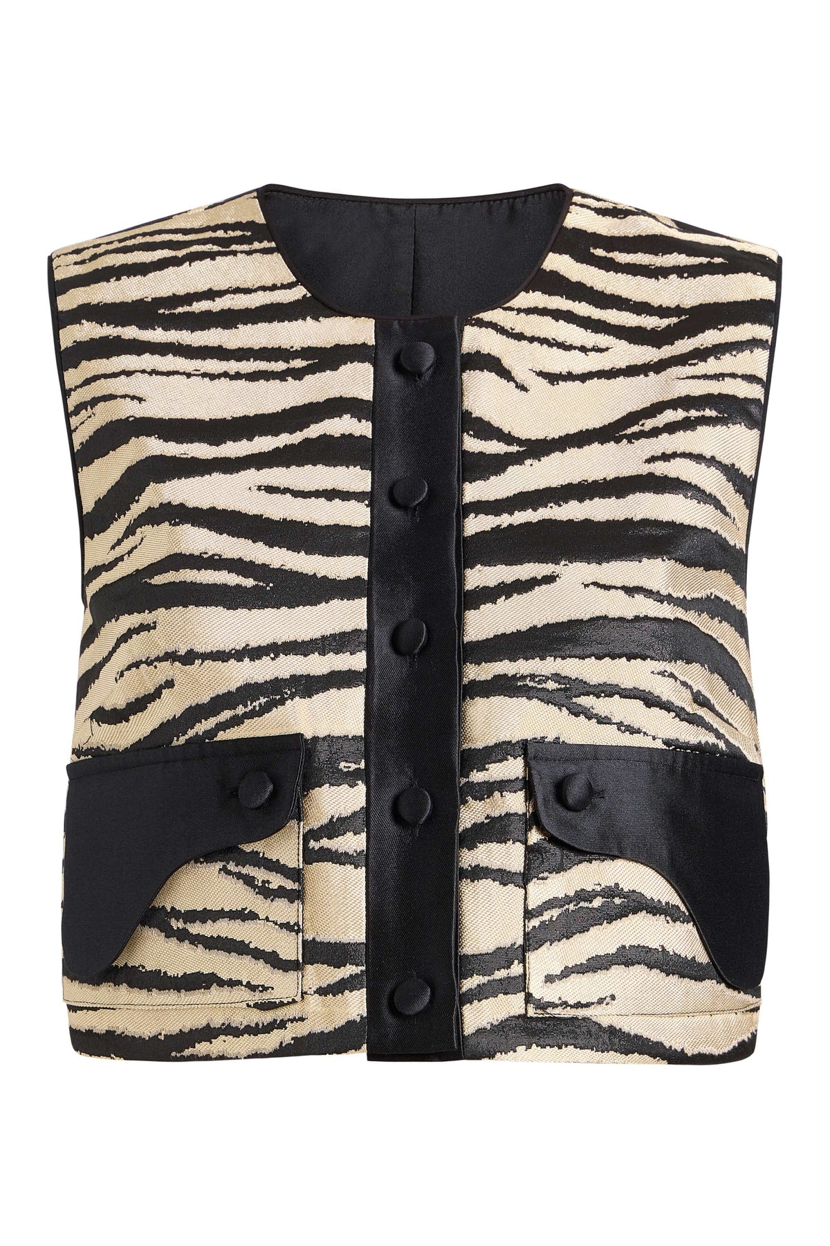 Xena Zebra-Striped Top