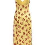 Dancing Queen Citrine Midi Dress