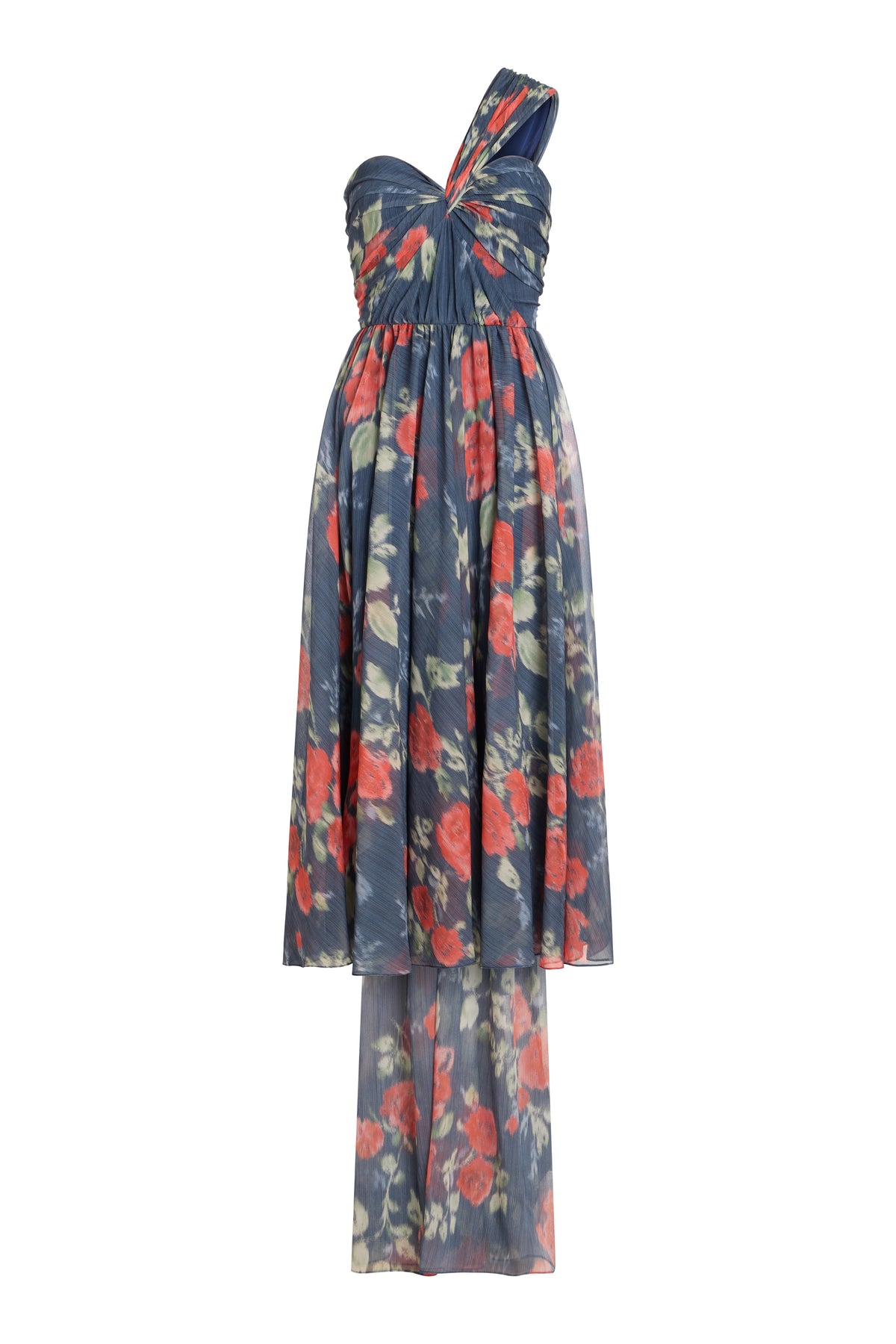 Erica Bloom Chiffon Midi Dress