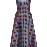Birdie Teal Tapestry Midi Dress