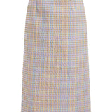 Betsy Pastel Plaid Midi Skirt