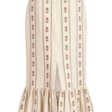 Suri Ivory Linen Skirt