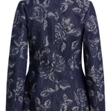 Savane Floral Denim Jacket Top