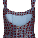 Maisie Teal Tapestry Top