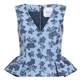Jasminium Navy Bouquet Top