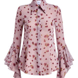 Wilma Dusty Rose Button Down