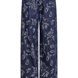 Ila Floral Denim Trousers