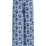 Ila Navy Bouquet Trouser