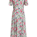 Jules Tropical Floral Midi Dress