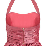 Kit Winterberry Taffeta Halter Top