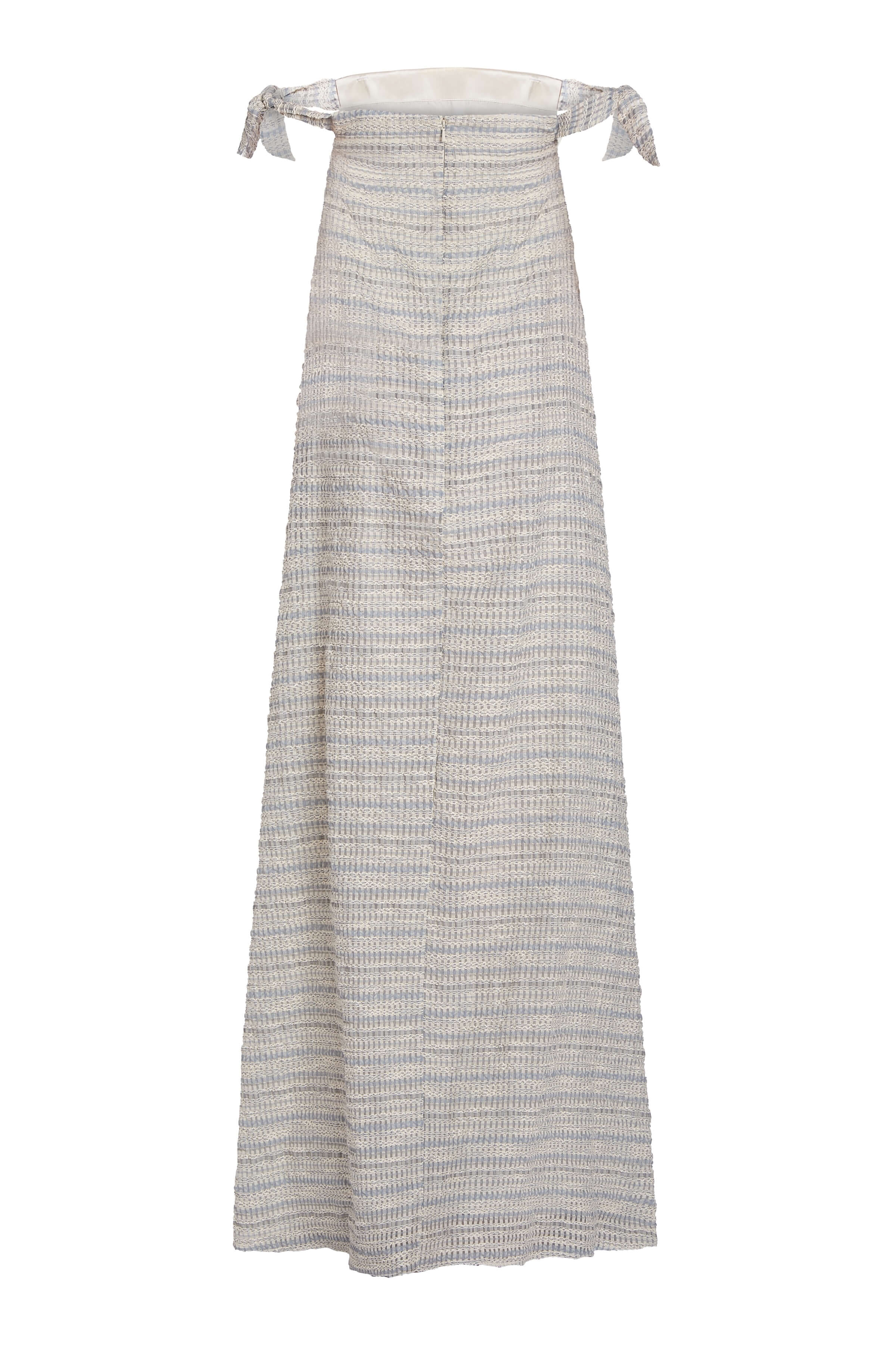 Narcissus Cornflower Textured Stripe Gown