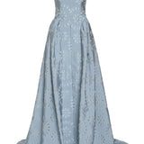 Rosebay Floral Organza Burnout Gown