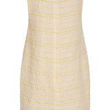 Daisy Lemon Textured Stripe Mini Dress