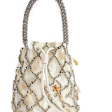 Bella Beaded Seashell Bucket Bag