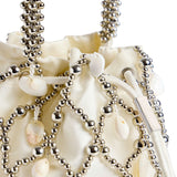Bella Beaded Seashell Bucket Bag