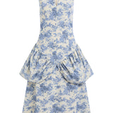 Florette Prairie Blue Ikat Dress