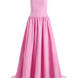 Dustine Petal Pink Taffeta Gown