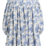 Blossom Prairie Blue Ikat Dress