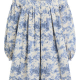 Blossom Prairie Blue Ikat Dress