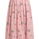 Lulie Wildflower Stripe Skirt