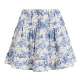 Dovie Prairie Blue Ruffle Skirt