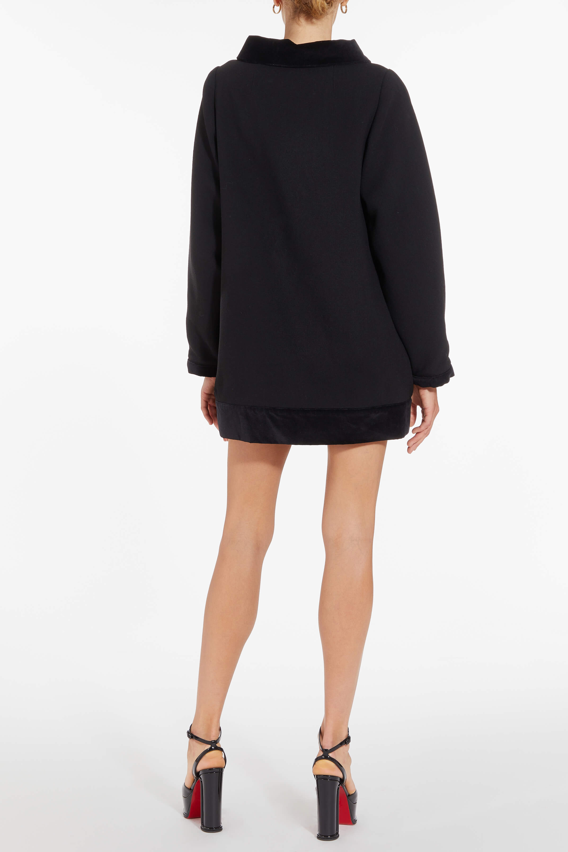 Jodi Black Cocoon Coat