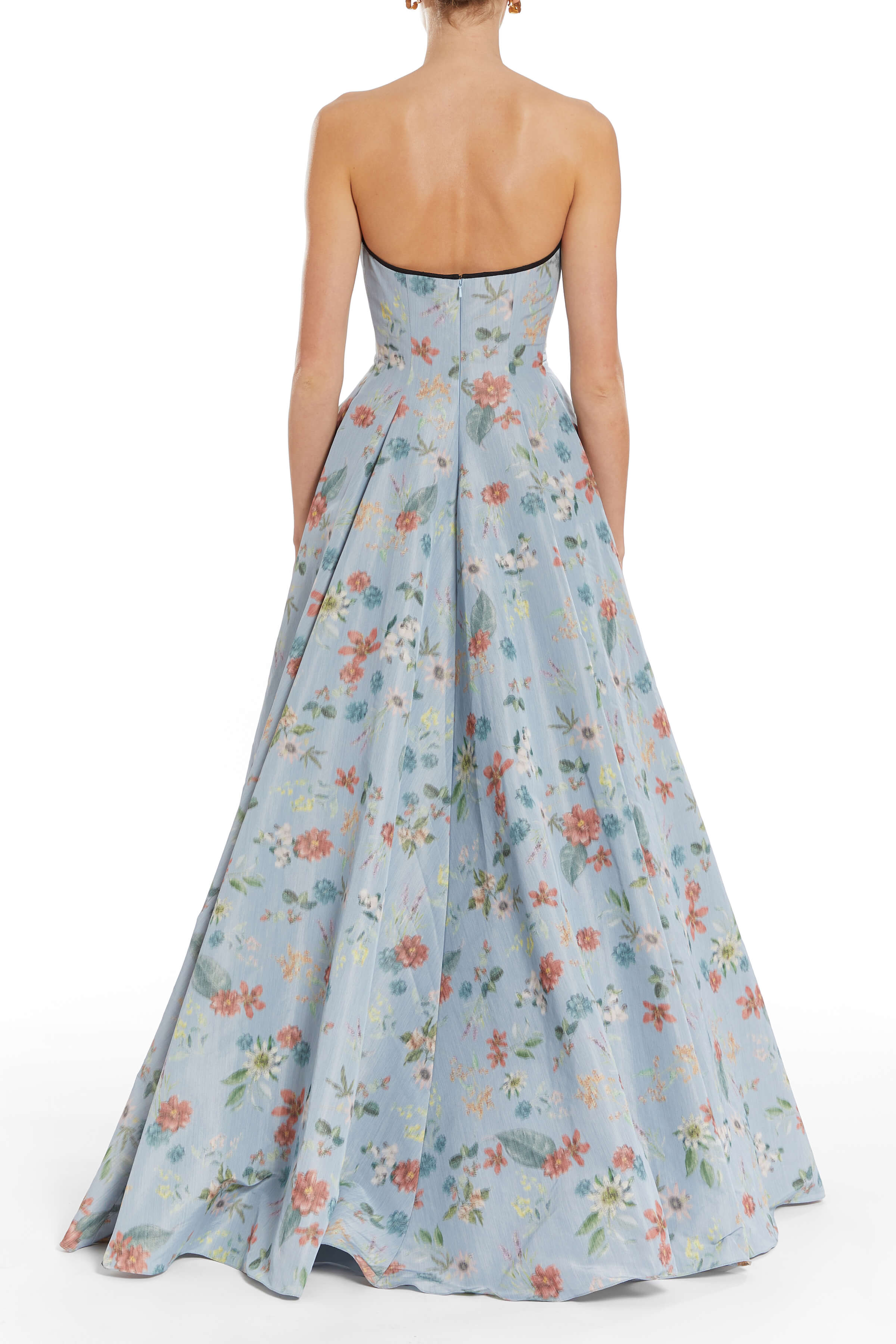 Laila Strapless Panelled Gown
