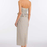 Kit Pastel Plaid Halter Top
