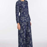 Ila Floral Denim Trousers