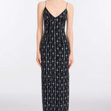 Aziza Beaded Slip Gown