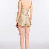 Maisie Silver Corset Top