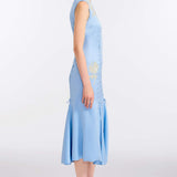 Junia Periwinkle Midi Dress